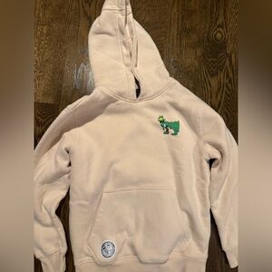 Cream Hoodie with Christmas GOAT
